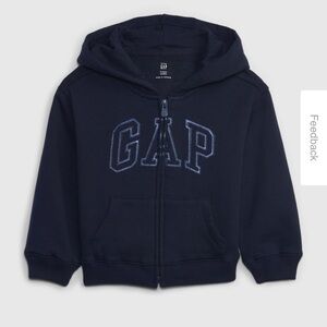 unisex babyGap Vintage Soft Metallic Gap Logo Hoodie